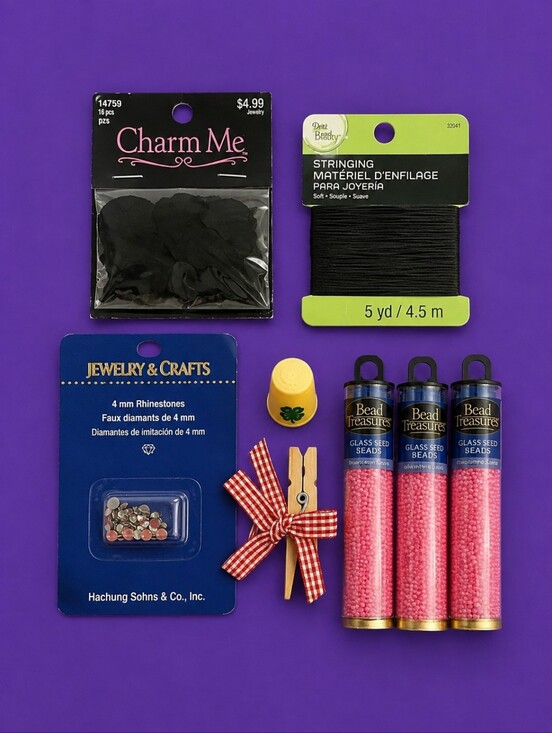 Vintage Other - 3/$30 Assorted Craft and Beading DIY Supplies